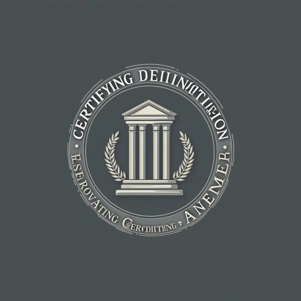 Logo de institución certificadora